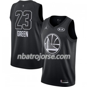 Män Golden State Warriors Tröja Draymond Green 23 2018 All Star Jordan Brand Svart Swingman